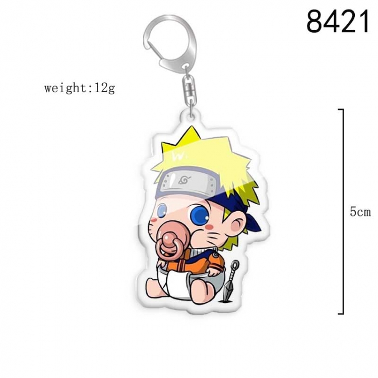 Naruto Anime acrylic Key Chain price for 5 pcs  8421