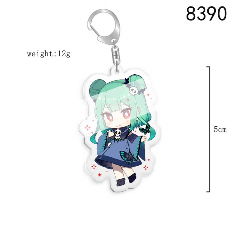 YouTuber Anime acrylic Key Chain  price for 5 pcs 8390