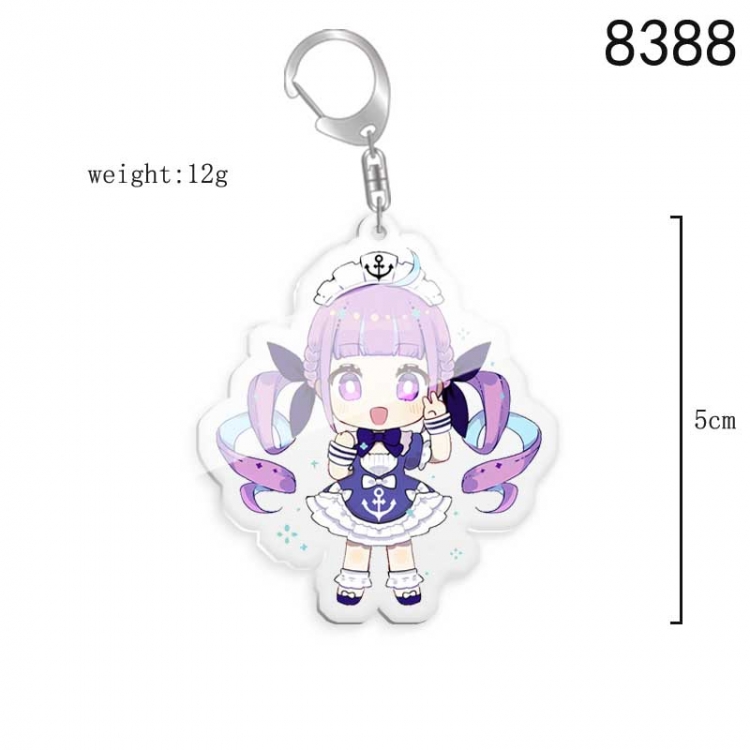 YouTuber Anime acrylic Key Chain  price for 5 pcs 8388