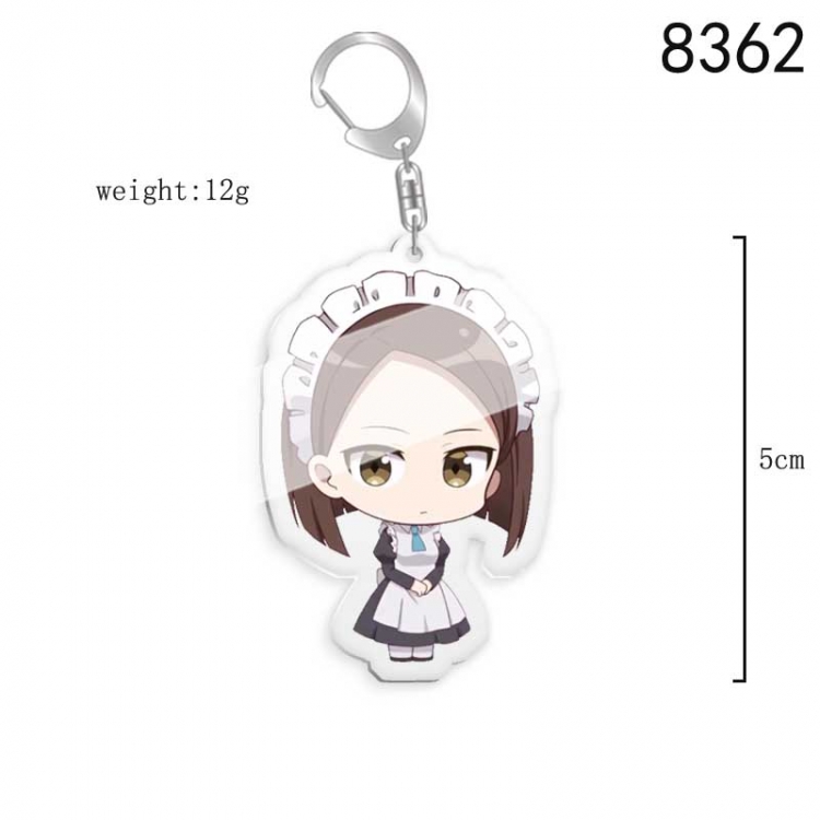 The game of reincarnation Anime acrylic Key Chain price for 5 pcs  8362