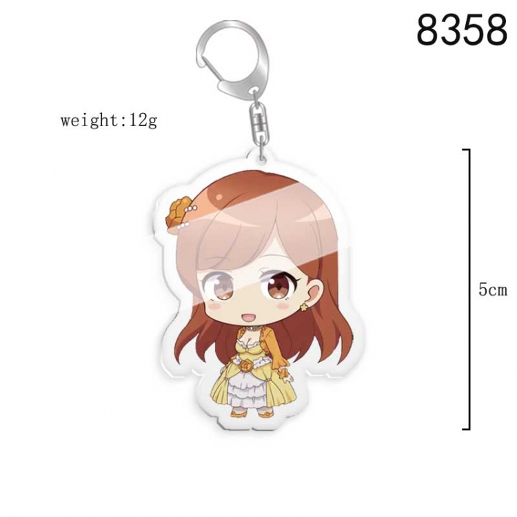 The game of reincarnation Anime acrylic Key Chain price for 5 pcs  8358