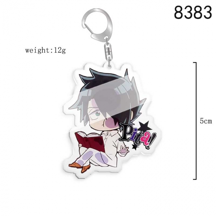 The Promised Neverla Anime acrylic Key Chain  price for 5 pcs 8383