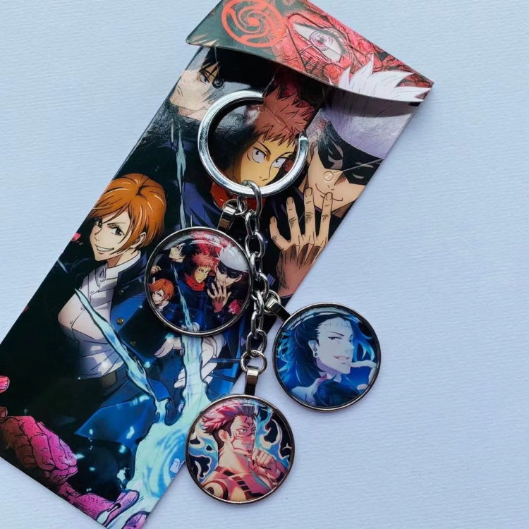 Jujutsu Kaisen  Anime skewers metal keychain pendant