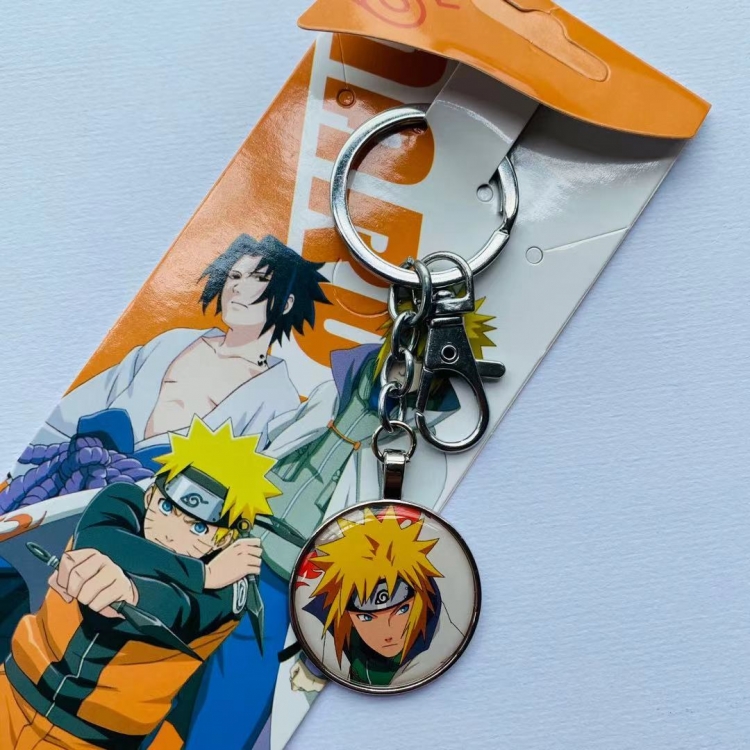 Naruto Anime cartoon metal keychain pendant price for 5 pcs