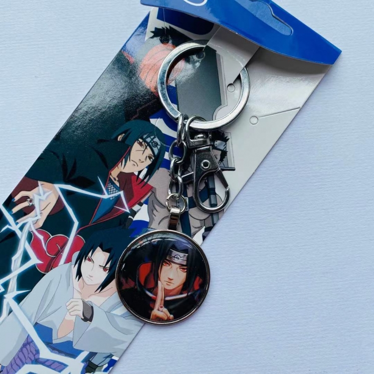 Naruto Anime cartoon metal keychain pendant price for 5 pcs