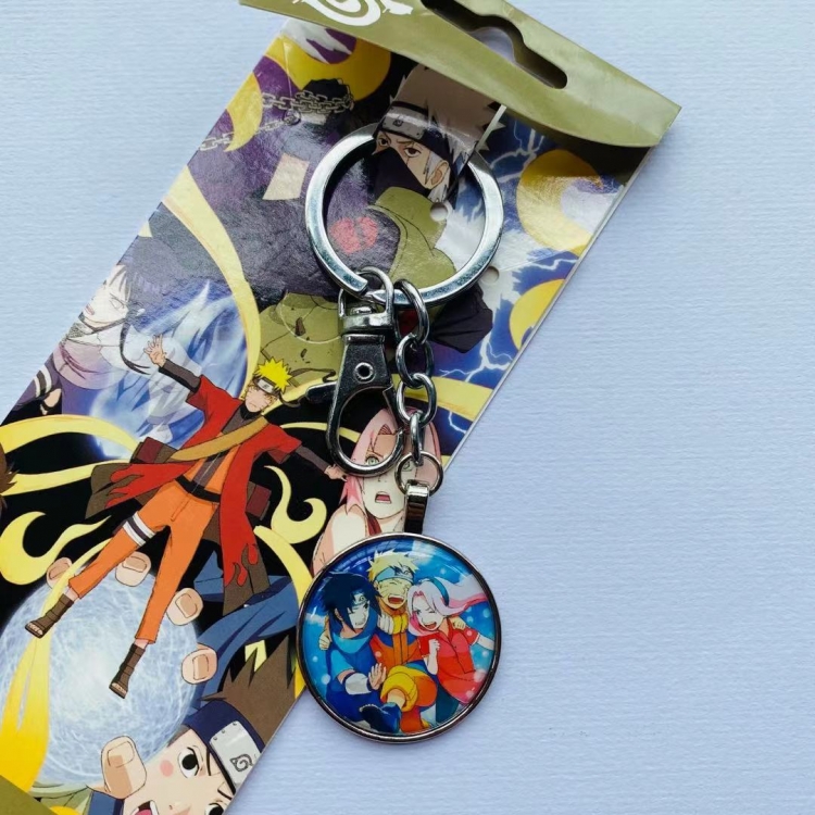 Naruto Anime cartoon metal keychain pendant price for 5 pcs