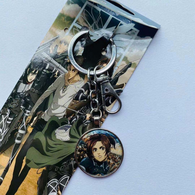 Shingeki no Kyojin  Anime cartoon metal keychain pendant price for 5 pcs