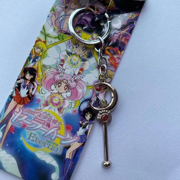 sailormoon  Anime cartoon metal keychain pendant price for 5 pcs