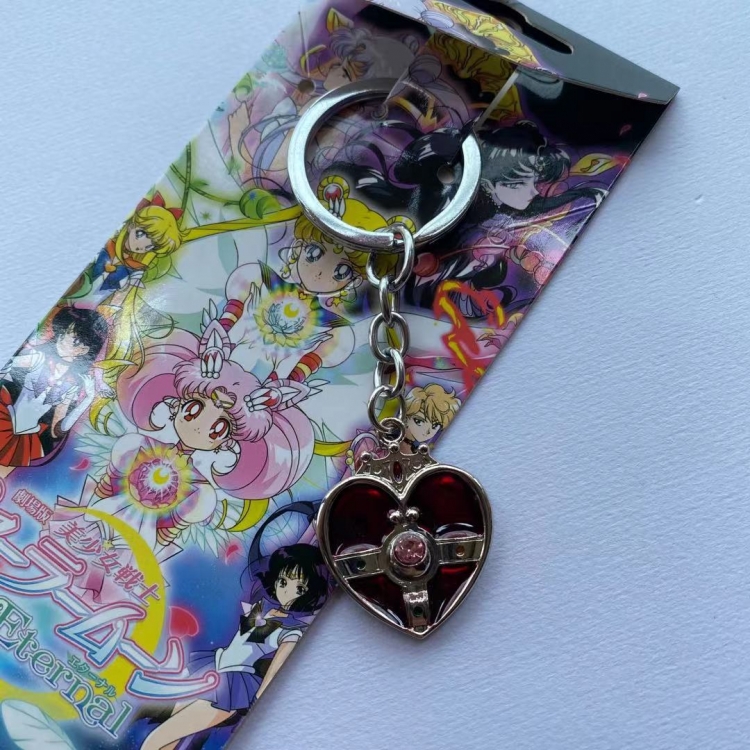 sailormoon  Anime cartoon metal keychain pendant price for 5 pcs