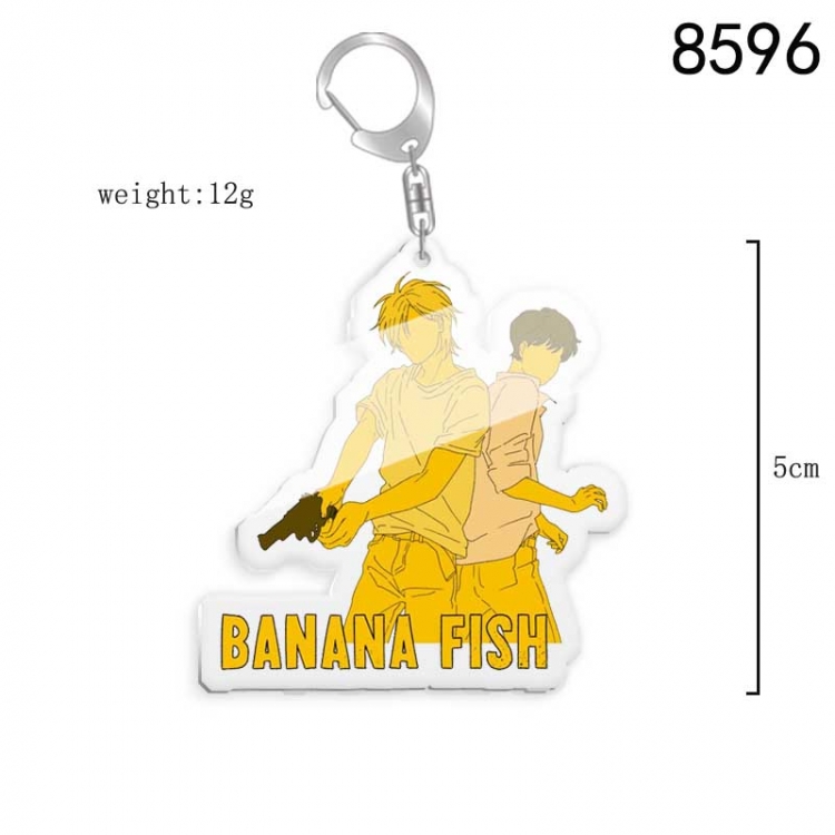 Bananafish Anime acrylic Key Chain  price for 5 pcs 8596