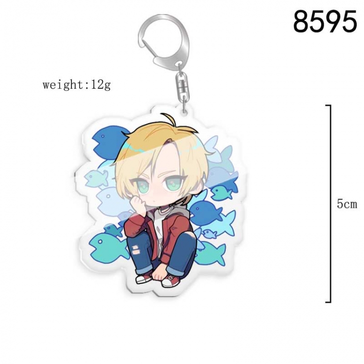 Bananafish Anime acrylic Key Chain  price for 5 pcs 8595