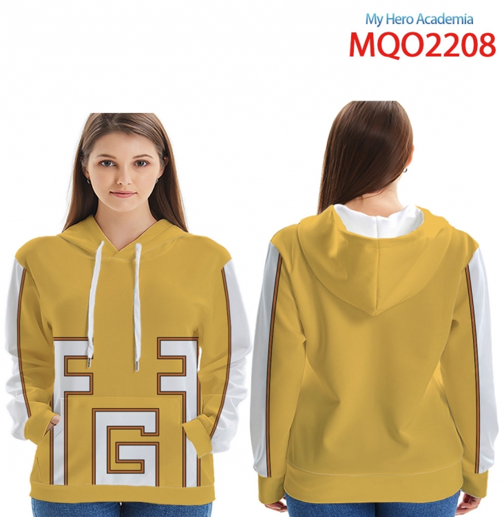My Hero Academia Full Color Patch pocket Sweatshirt Hoodie  from XXS to 4XL MQO-2208-