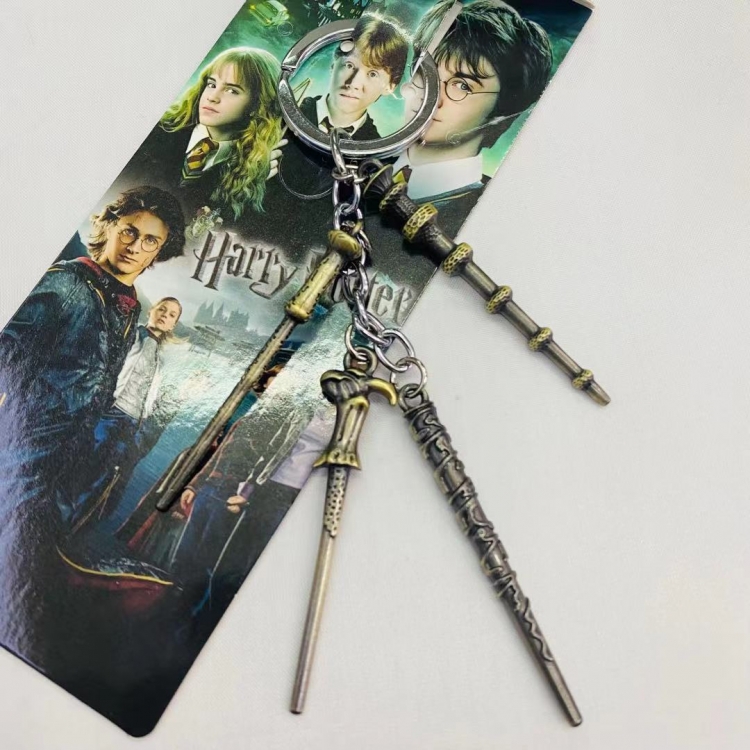 Harry Potter Animation surrounding skewers metal keychain pendant Style B
