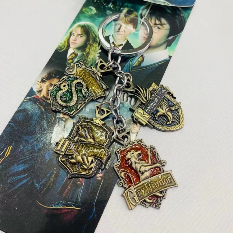 Harry Potter Animation surrounding skewers metal keychain pendant Style C