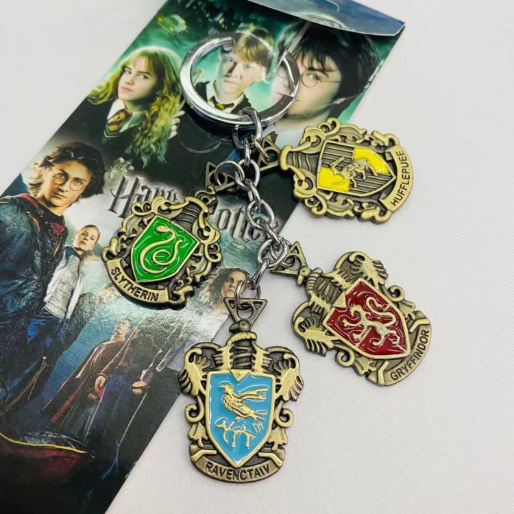 Harry Potter Animation surrounding skewers metal keychain pendant Style D