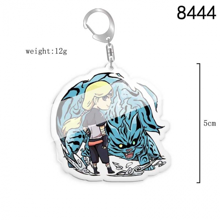 Naruto Anime acrylic Key Chain  price for 5 pcs 8444