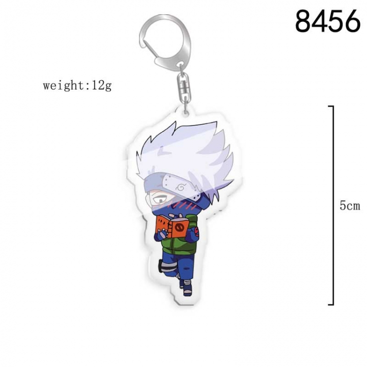 Naruto Anime acrylic Key Chain  price for 5 pcs 8456