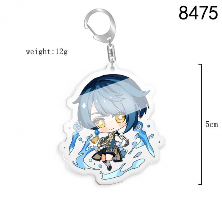 Genshin Impact  Anime acrylic Key Chain price for 5 pcs  8475