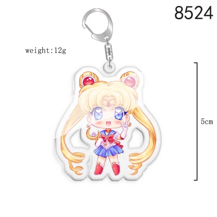 sailormoon Anime acrylic Key Chain price for 5 pcs  8524