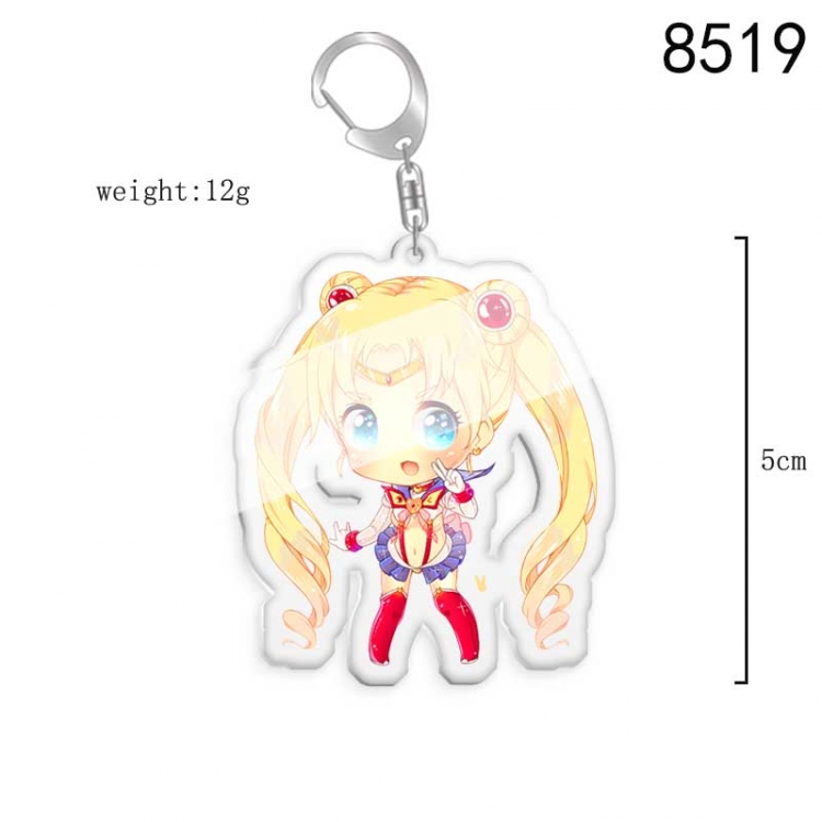 sailormoon Anime acrylic Key Chain price for 5 pcs  8519