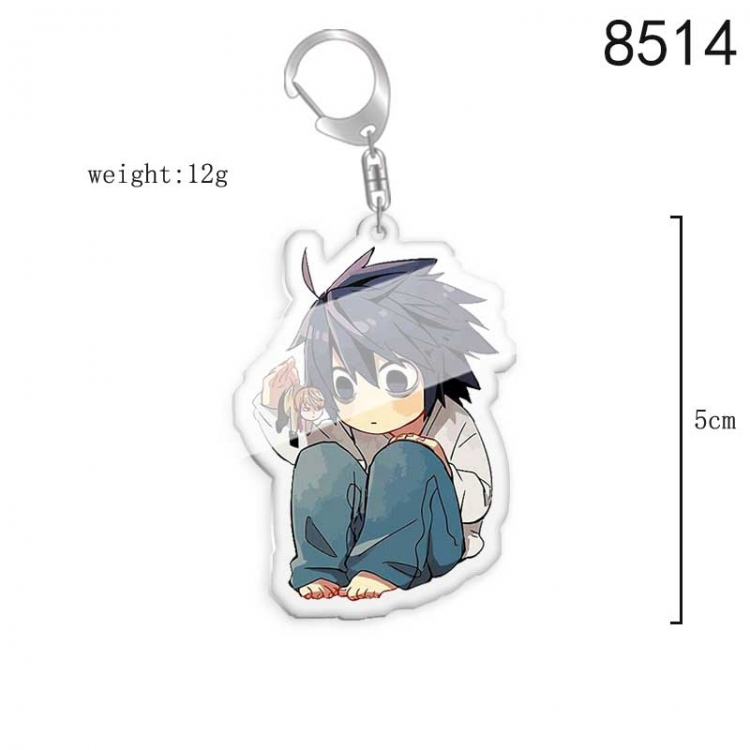 Death note  Anime acrylic Key Chain price for 5 pcs  8514