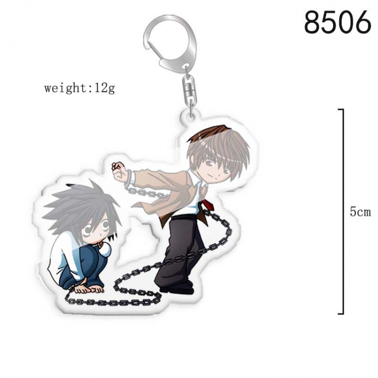 Death note  Anime acrylic Key Chain price for 5 pcs  8506