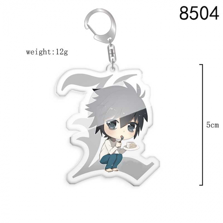 Death note  Anime acrylic Key Chain price for 5 pcs  8504