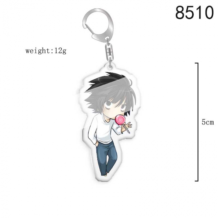 Death note  Anime acrylic Key Chain price for 5 pcs  8510