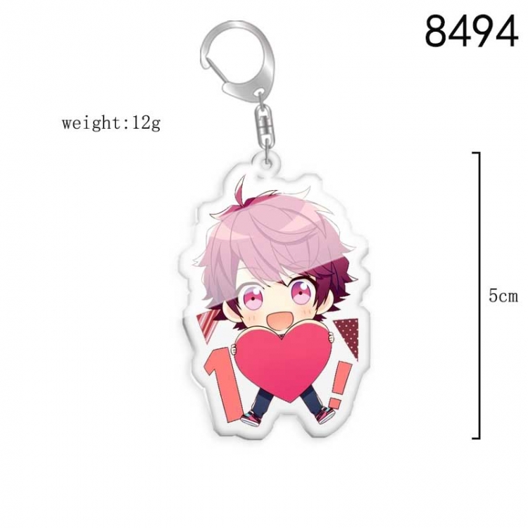 A3! Anime acrylic Key Chain price for 5 pcs  8494