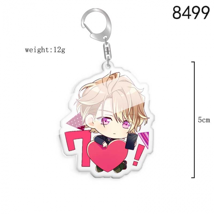 A3! Anime acrylic Key Chain price for 5 pcs  8499