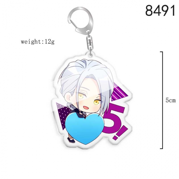 A3! Anime acrylic Key Chain price for 5 pcs 8491