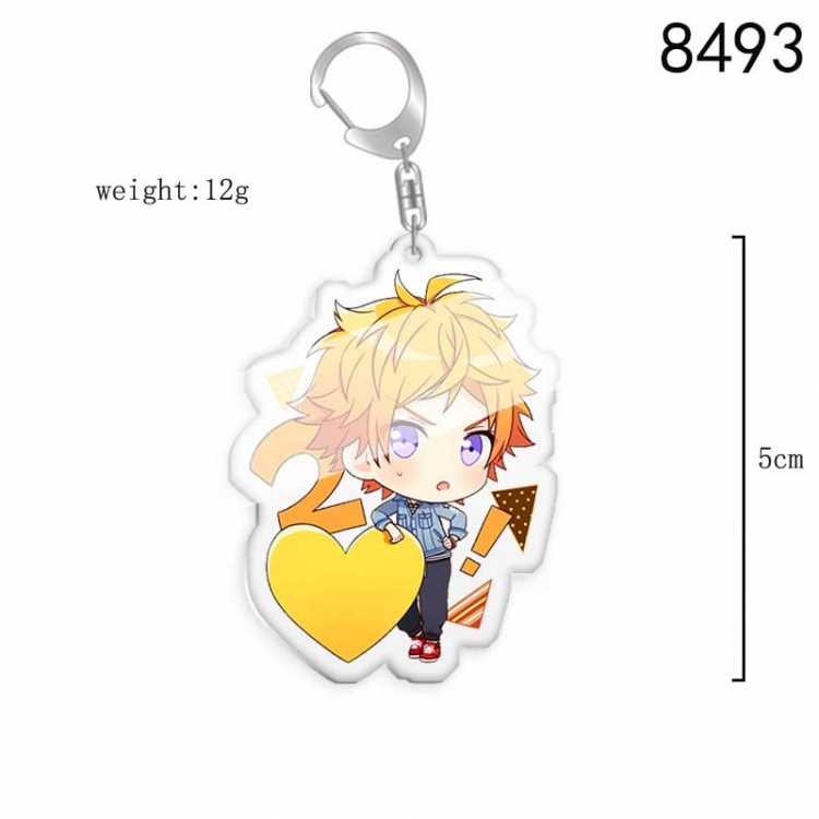 A3! Anime acrylic Key Chain price for 5 pcs 8493