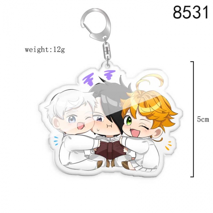 The Promised Neverla Anime acrylic Key Chain price for 5 pcs 8531