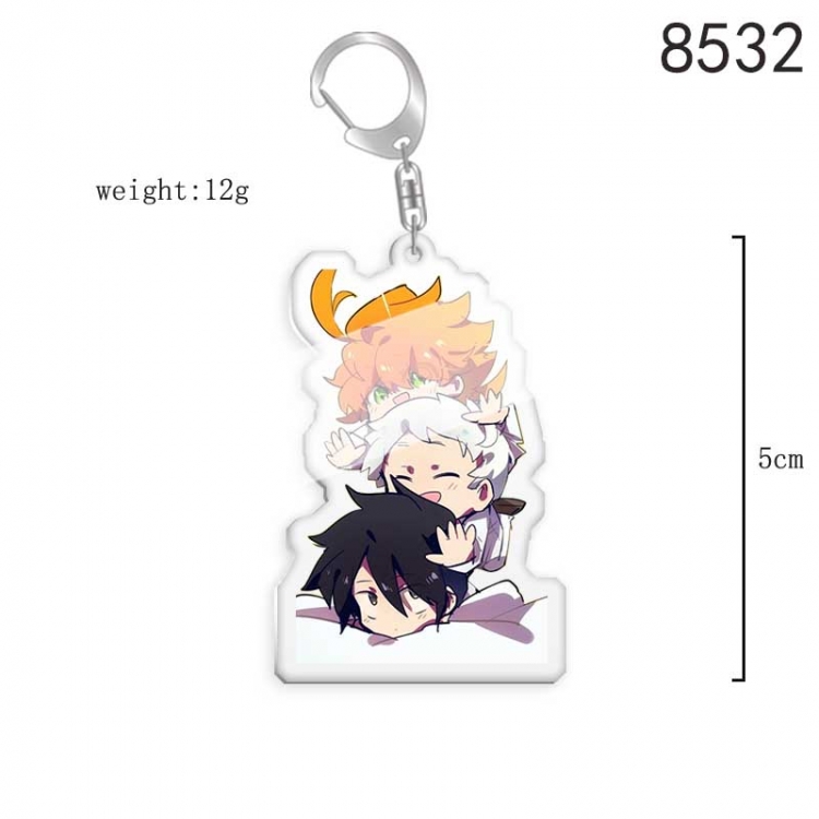 The Promised Neverla Anime acrylic Key Chain price for 5 pcs 8532