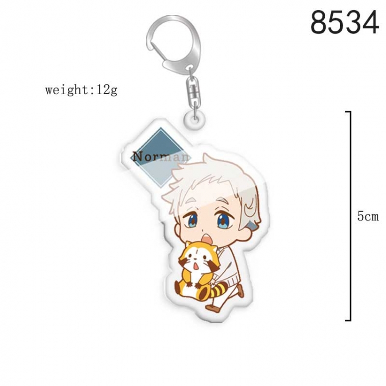 The Promised Neverla Anime acrylic Key Chain price for 5 pcs  8534