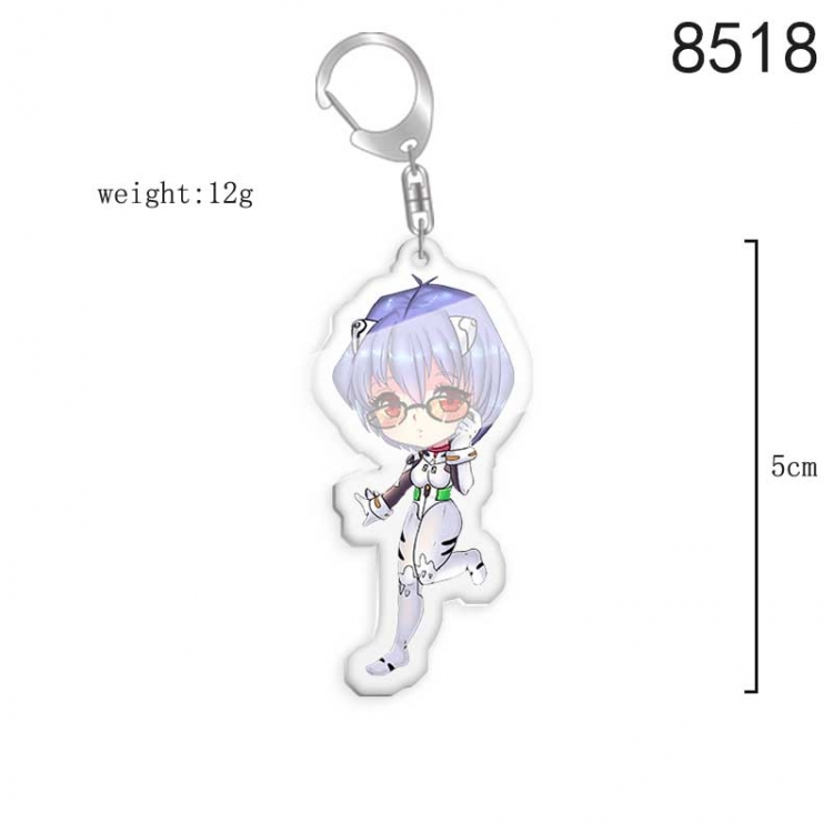 EVA Anime acrylic Key Chain  price for 5 pcs 8518 