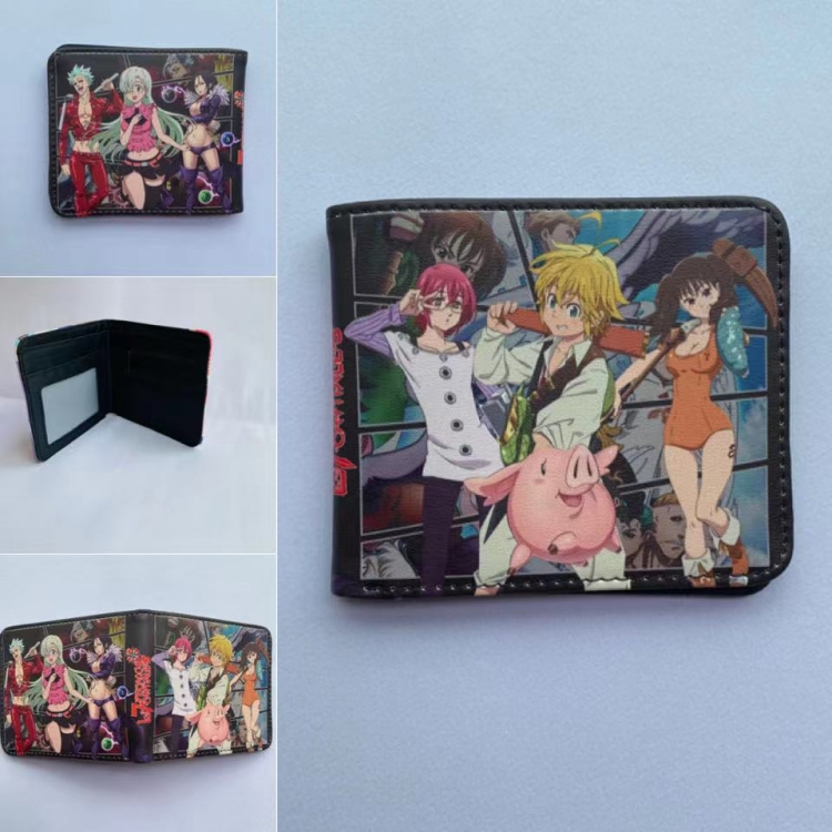 Fairy tail Full color  Two fold short card case wallet 11X9.5CM 60G Style B