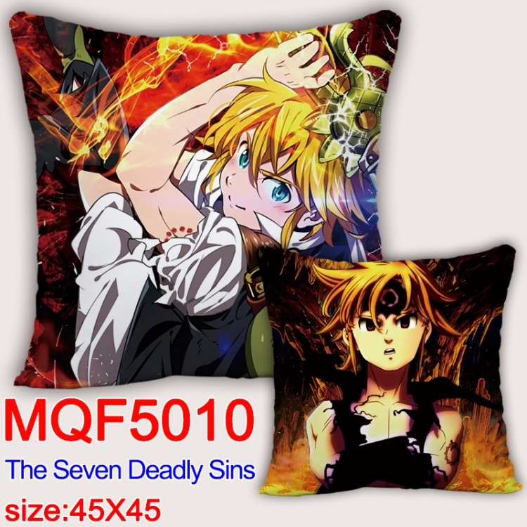 The Seven Deadly Sins Square double-sided full-color pillow cushion 45X45CM NO FILLING MQF 5010