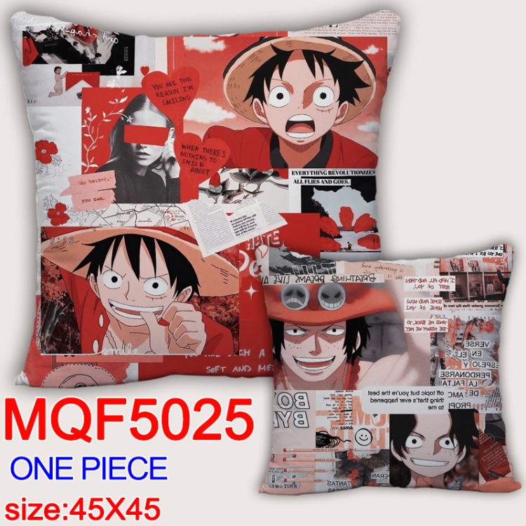 One Piece Square double-sided full-color pillow cushion 45X45CM NO FILLING MQF 5025