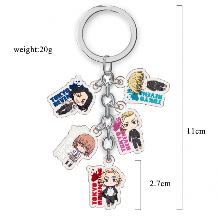 Tokyo Revengers  Anime acrylic Key Chain  price for 5 pcs A304