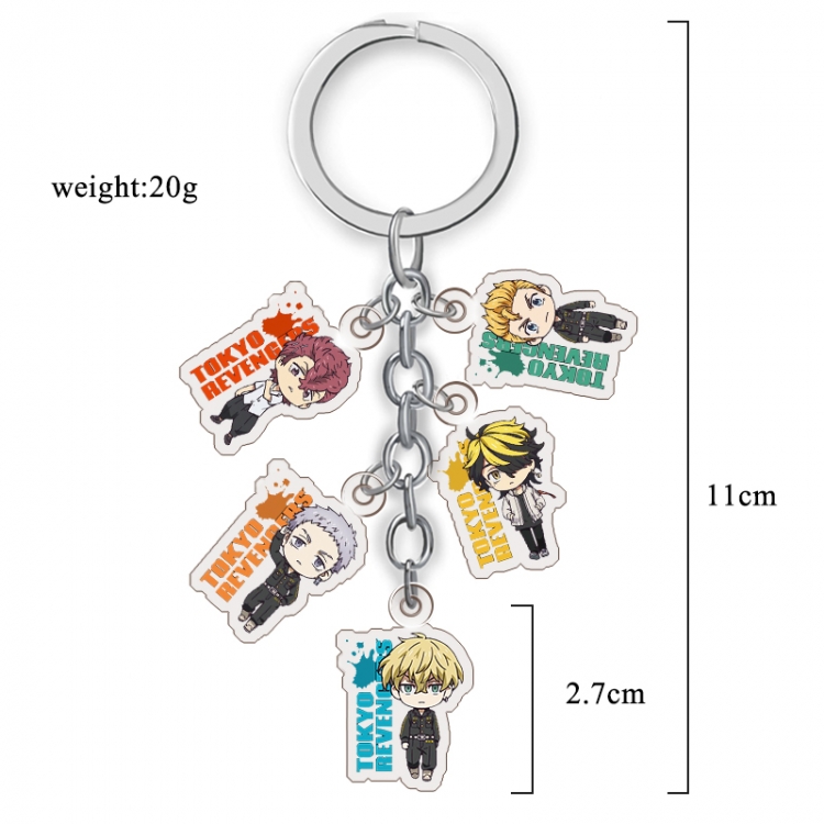 Tokyo Revengers  Anime acrylic Key Chain  price for 5 pcs A303
