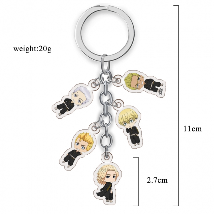 Tokyo Revengers  Anime acrylic Key Chain  price for 5 pcs A299