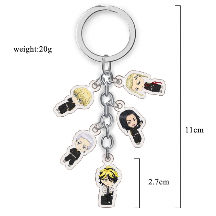 Anime acrylic Key Chain  price for 5 pcs A298 