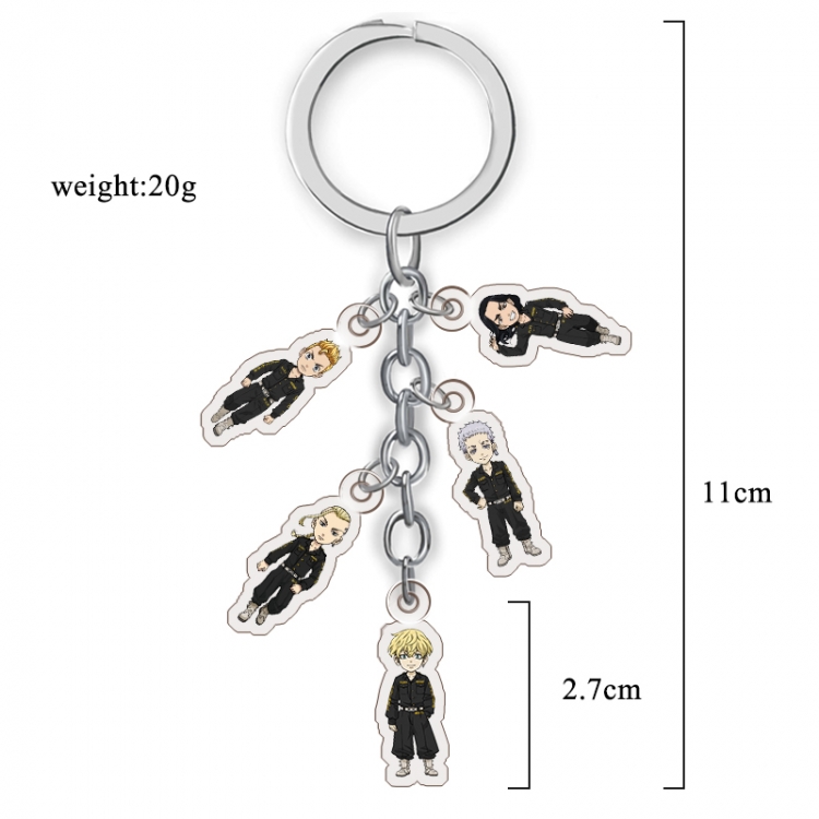 Tokyo Revengers  Anime acrylic Key Chain  price for 5 pcs A300