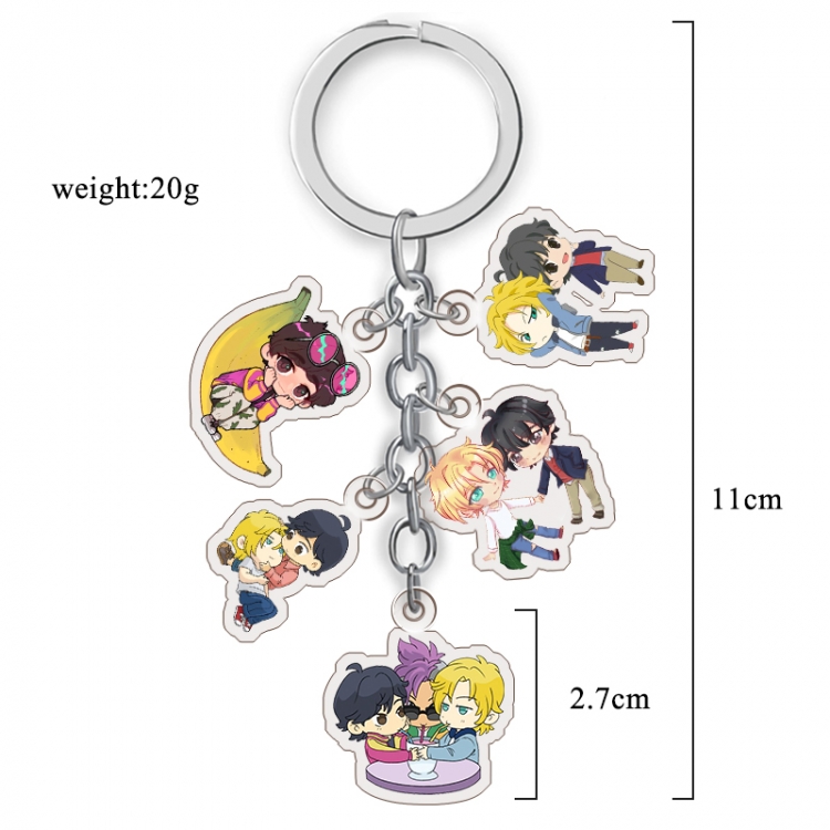 Banana fish Anime acrylic Key Chain  price for 5 pcs A268