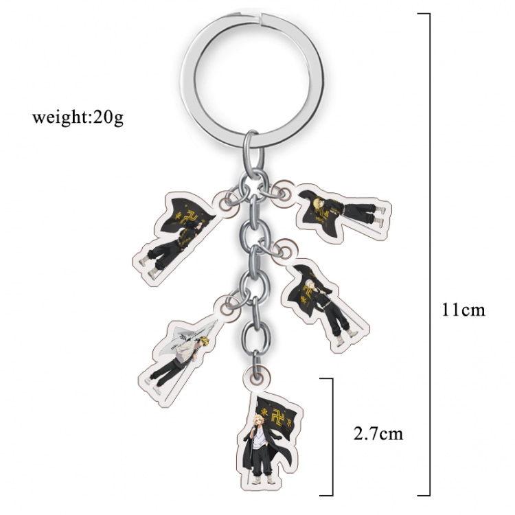 Tokyo Revengers  Anime acrylic Key Chain  price for 5 pcs A281