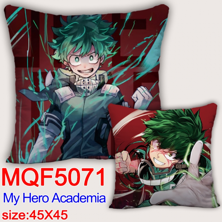 My Hero Academia Square double-sided full-color pillow cushion 45X45CM NO FILLING MQF 5071