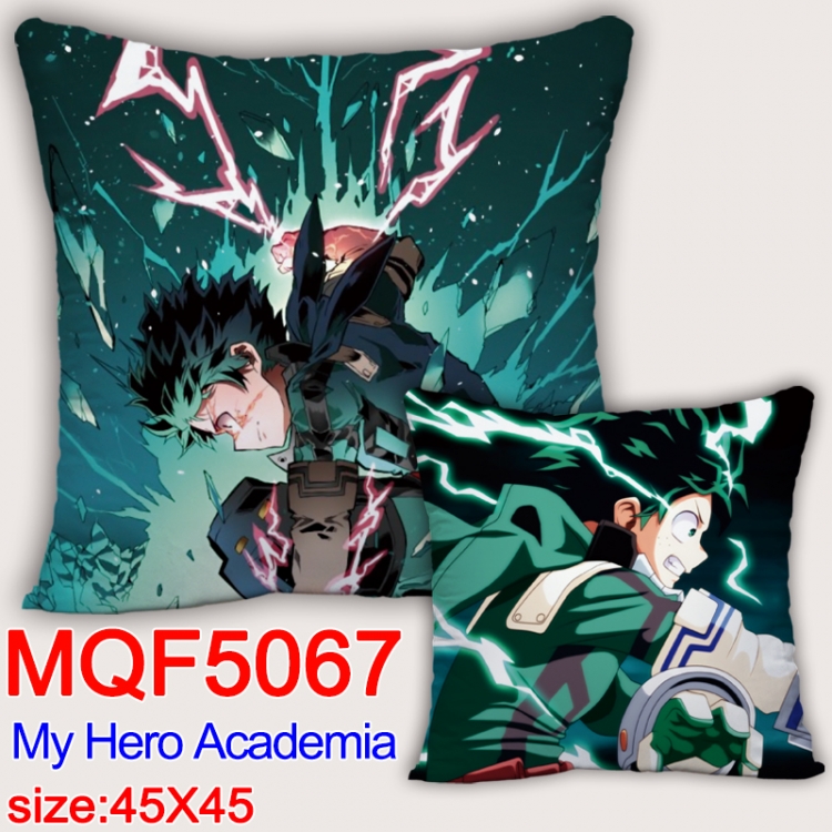 My Hero Academia Square double-sided full-color pillow cushion 45X45CM NO FILLING MQF 5067