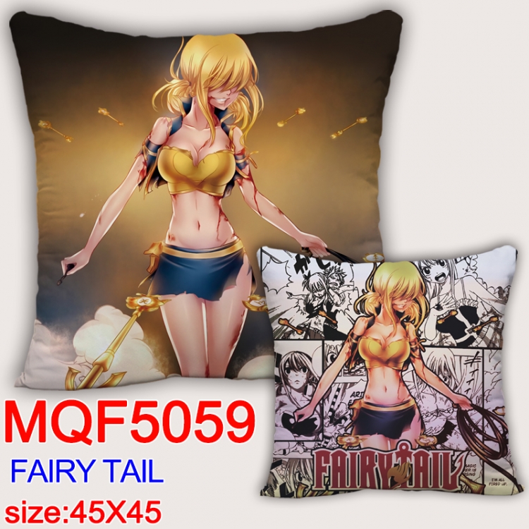Fairy tail Square double-sided full-color pillow cushion 45X45CM NO FILLING MQF 5059