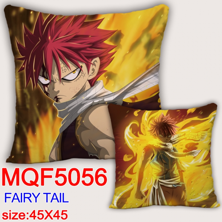 Fairy tail Square double-sided full-color pillow cushion 45X45CM NO FILLING  MQF 5056